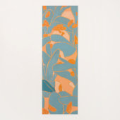 Ants with Blue flowers Autralian Flora Yogamat (Achterkant)