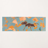 Ants with Blue flowers Autralian Flora Yogamat (Voorkant (horizontaal))