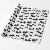 Ants Wrapping Paper Cadeaupapier (Uitgerold)