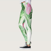 Anturio Rosa Planta Tropical Leggings (Links)