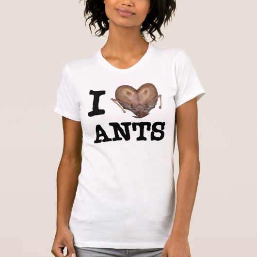 AntWeb I Heart Ants T-shirt (Voorkant)