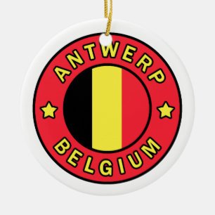 Antwerp Belgium Keramisch Ornament