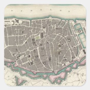 Antwerpen Antwerpen Anvers Vierkante Sticker