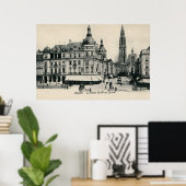 Antwerpen Antwerpen Suikerrui 1900 Poster (Thuiskantoor)