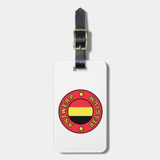 Antwerpen België Bagagelabel (Voorkant verticaal)