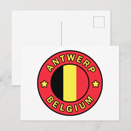 Antwerpen België Briefkaart (Voorkant / Achterkant)