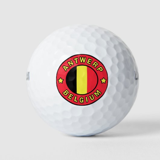 Antwerpen België Golfballen (Voorkant)
