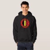 Antwerpen België Hoodie (Voorkant volledig)