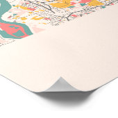 Antwerpen - België - Kaart stad Chalk Poster (Hoek)