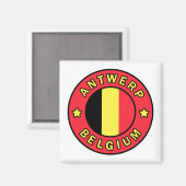 Antwerpen België Magneet (Voorkant / Achterkant)