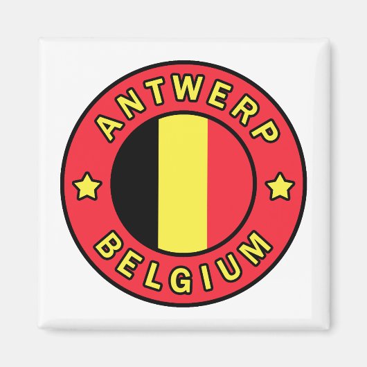 Antwerpen België Magneet (Voorkant)