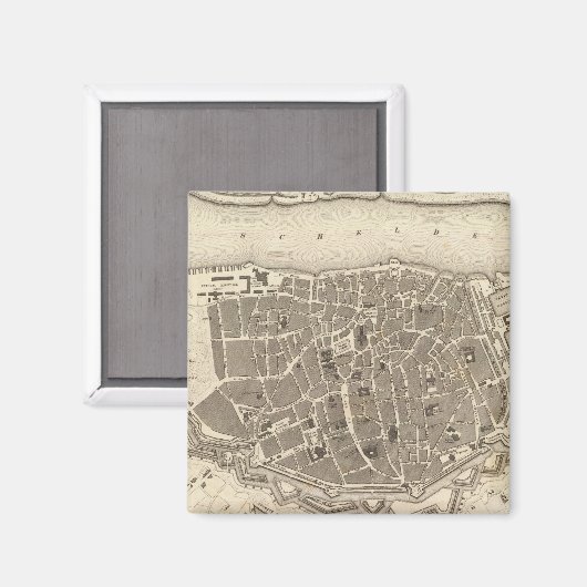 Antwerpen, België Magneet (Voorkant / Achterkant)