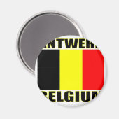 Antwerpen, België Magneet (Voorkant / Achterkant)