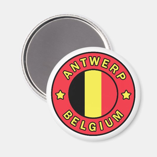 Antwerpen België Magneet (Voorkant / Achterkant)