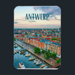 Antwerpen België Photo Vintage Magneet<br><div class="desc">Antwerpen is een Belgische stad in het Vlaamse Gewest,  de hoofdstad van de provincie Antwerpen en het administratieve district van dezelfde naam,  gelegen in het hart van de Europese Dorsale.</div>