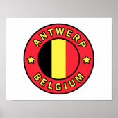 Antwerpen België Poster (Voorkant)