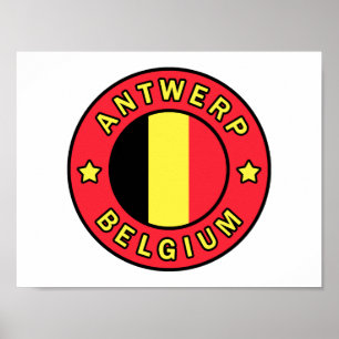 Antwerpen België Poster