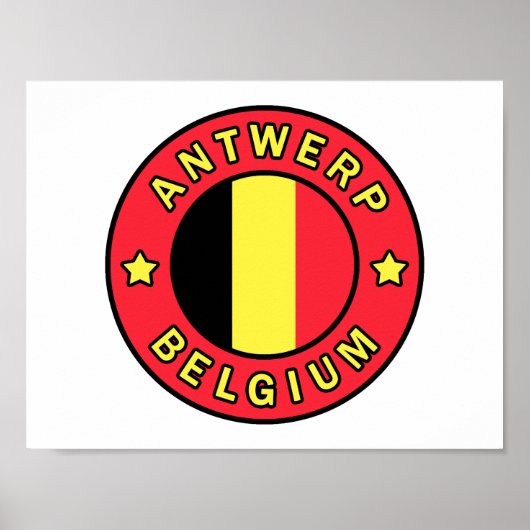 Antwerpen België Poster (Voorkant)