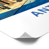 Antwerpen België Reisprint Poster (Hoek)