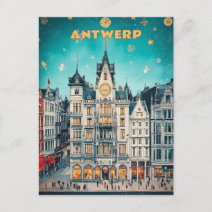 Antwerpen België Reizen Briefkaart