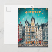 Antwerpen België Reizen Briefkaart (Voorkant / Achterkant)