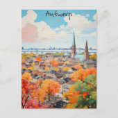 Antwerpen België Reizen Stad Esthetiek Briefkaart (Voorkant)