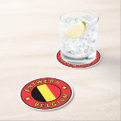 Antwerpen België Ronde Kartonnen Onderzetter (Insitu)