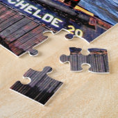 Antwerpen, België schilderachtig foto met sleepboo Legpuzzel (Zijkant)