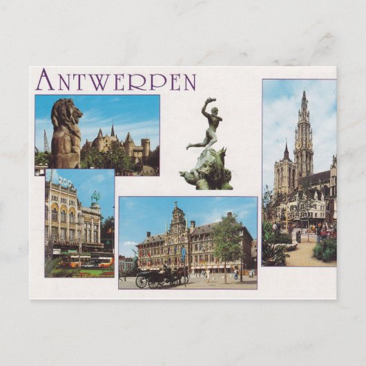 Antwerpen - Briefkaart (Voorkant)