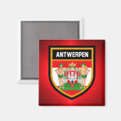 Antwerpen Flag Magneet (Voorkant / Achterkant)