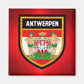 Antwerpen Flag Magneet (Voorkant)