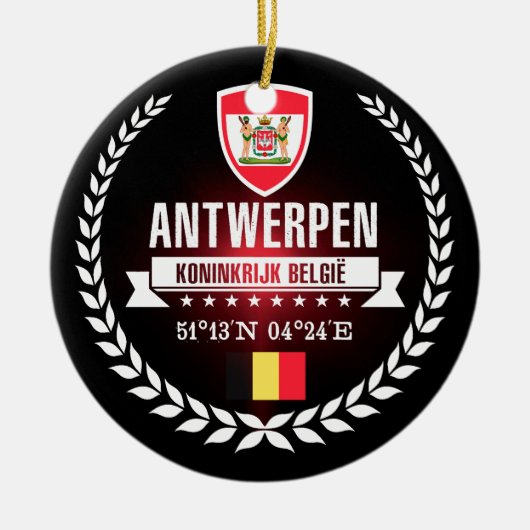 Antwerpen Keramisch Ornament (Voorkant)