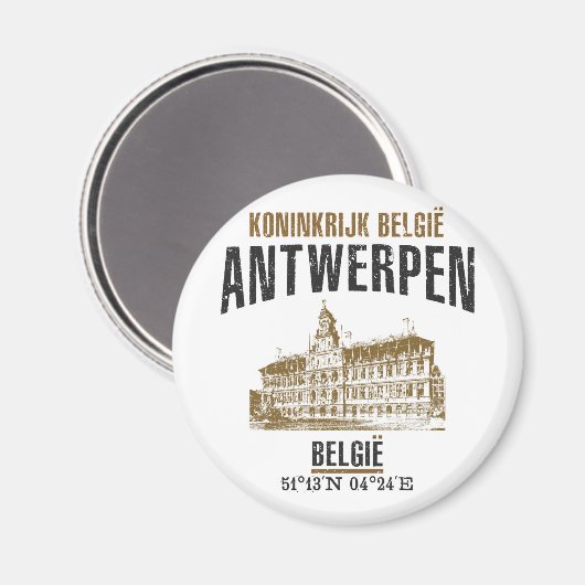 Antwerpen Magneet (Voorkant / Achterkant)