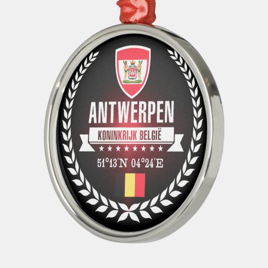Antwerpen Metalen Ornament (Links)