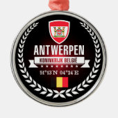 Antwerpen Metalen Ornament (Voorkant)