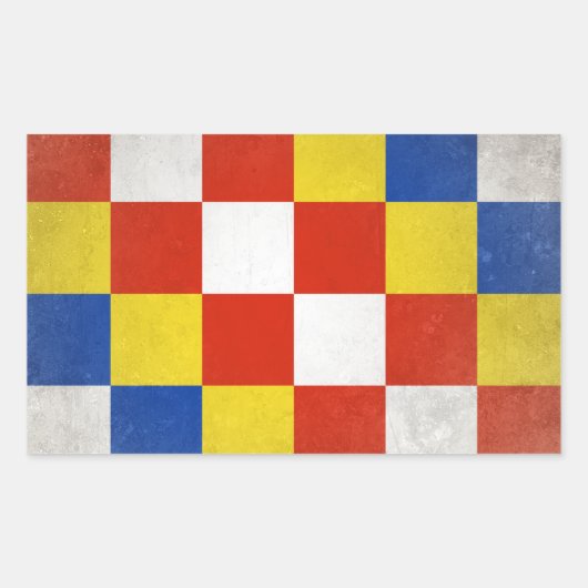 Antwerpen Rechthoekige Sticker (Voorkant)