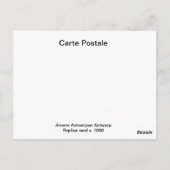 Antwerpen, replica card c. 1900 briefkaart (Achterkant)