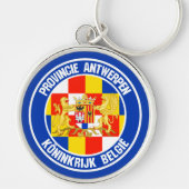 Antwerpen Round Emblem Sleutelhanger (Voorkant)
