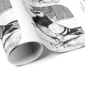 Antwerpen Short Faced Pigeon Cadeaupapier (Rol Hoek)