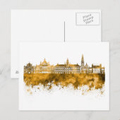 Antwerpen silhouet briefkaart (Voorkant / Achterkant)
