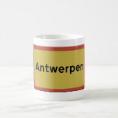 Antwerpen stadsnaambord koffiemok (Center)