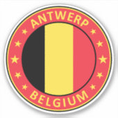 Antwerpen Sticker (Voorkant)