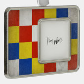 Antwerpen Verzilverd Omlijst Ornament (Rechts)