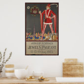 Antwerpen Vintage Travel Poster en Retro Prints (Keuken)