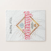 Antwerpen Vlaanderen België Retro  Souvenir Legpuzzel (Horizontaal)