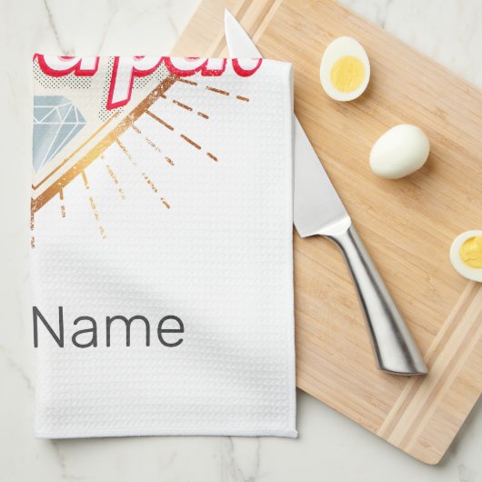 Antwerpen Vlaanderen België Retro Souvenir Theedoek (Quarter Fold)