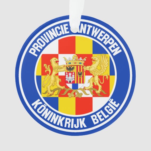Antwerpse Ronde Emblem Ornament (voorkant)