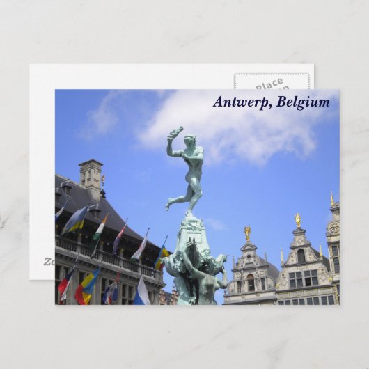 Antwerpse stad briefkaart (Voorkant / Achterkant)