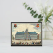 Antwerpse stadhuis briefkaart (Staand voorkant)
