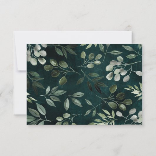 Antwoord bijlage kaart groen blad krans (Achterkant)